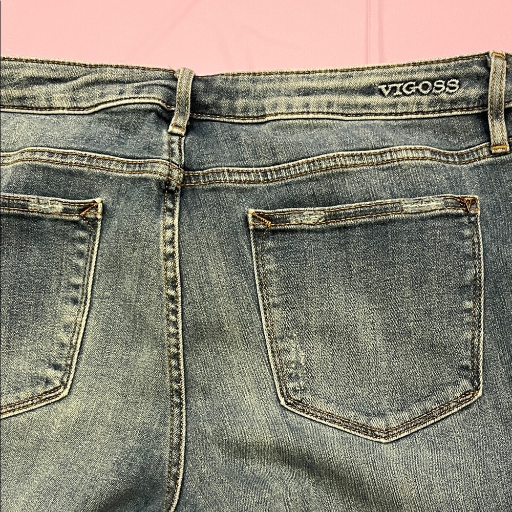 Vigoss Women's Dark Blue Skinny Jeans Size 14 - Picture 6 of 11